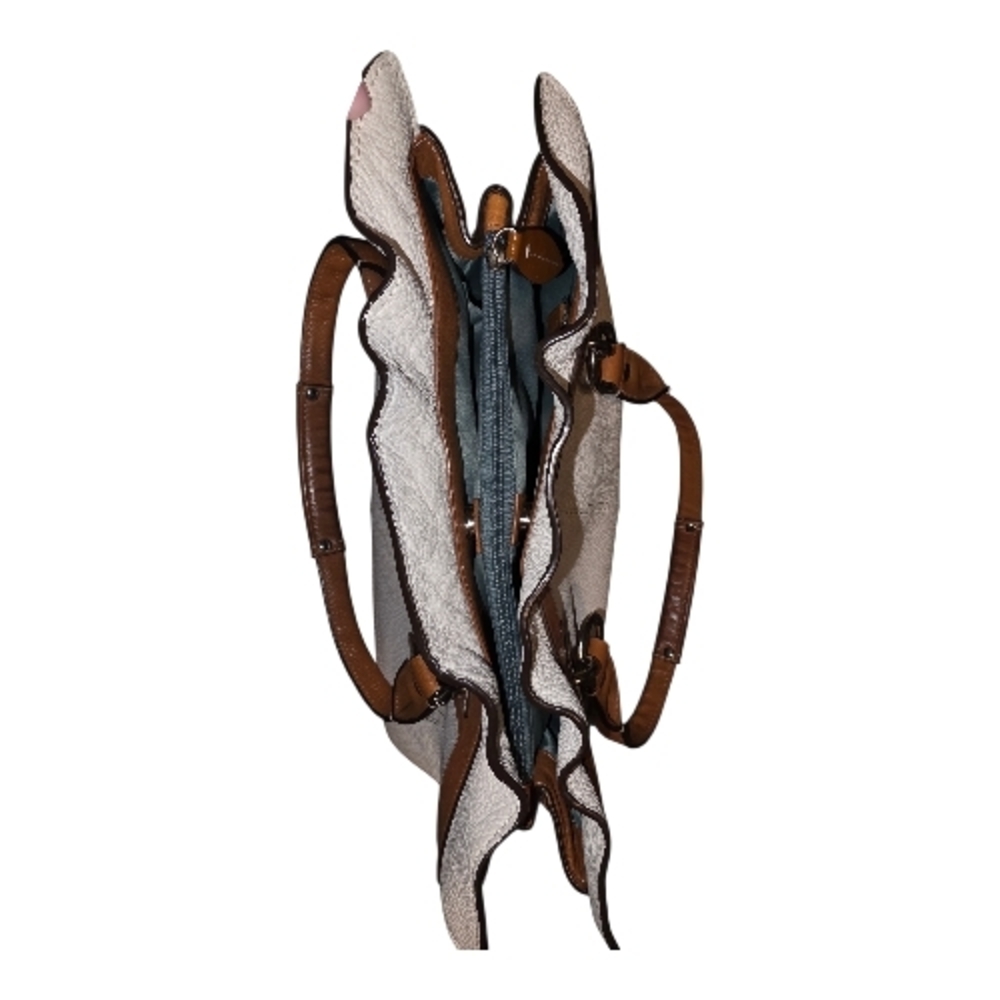 Coach Penelope Ivory Pebbled Leather Tote Handbag - EUC - Picture 8 of 16